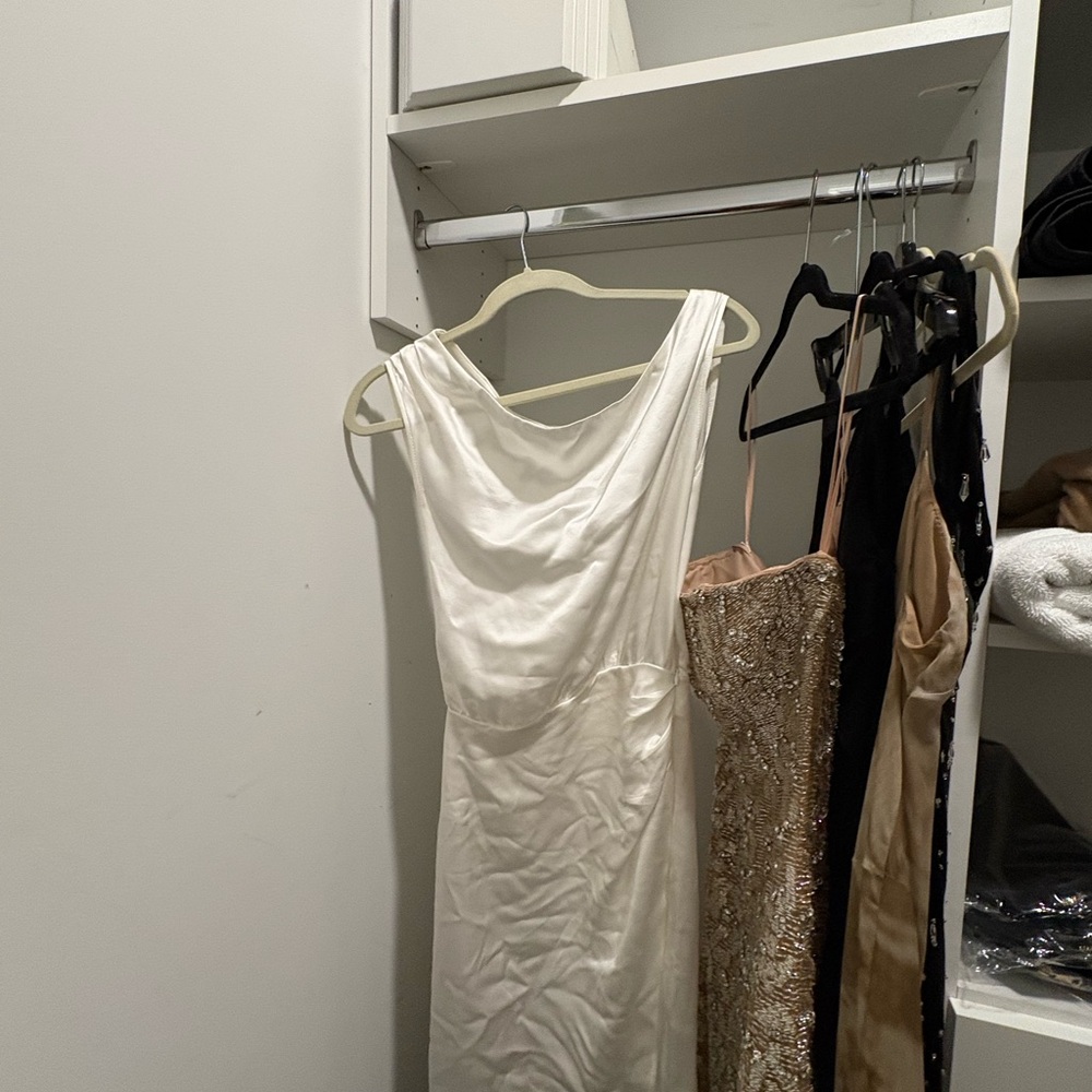 NONchalant White Elegant Dress